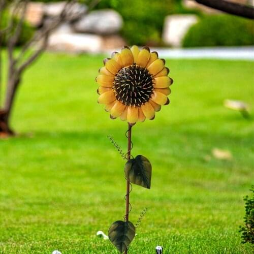 Metal Garden Iron Yard Stake Outdoor Stake Large Garden Stake Metal Yard Decor