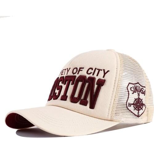 2021 New Retro Vintage Breathable Mesh Trucker Baseball Cap Unisex Adjustable Snapback Hat Streetwear Sun Visor Dad Hats Bonnet