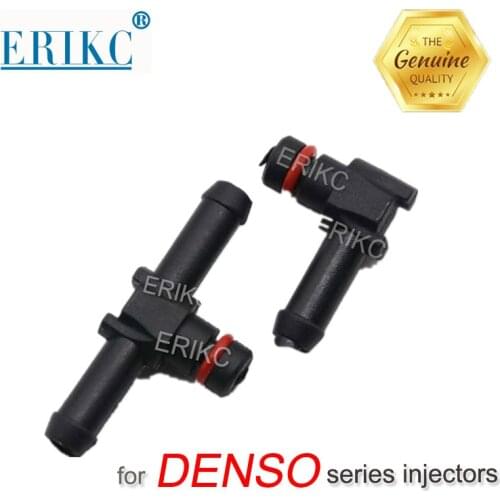 Diesel Parts Return Oil Backflow T and L Type for Denso Injector, Fuel Injection Plastic 3 Two-way Joint Pipe 10pcs/bag