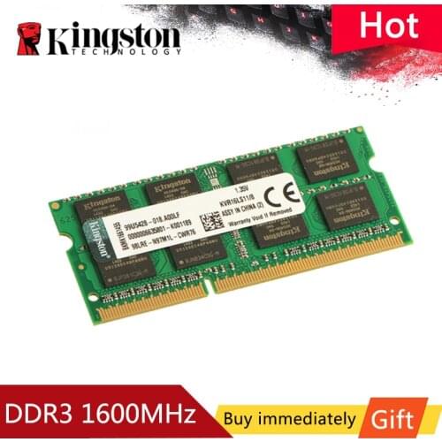 Kingston RAM memory 8gb ddr3 1600mhz 1.35V low voltage sodimm KVR16LS11/8-SP Notebook memory 4GB