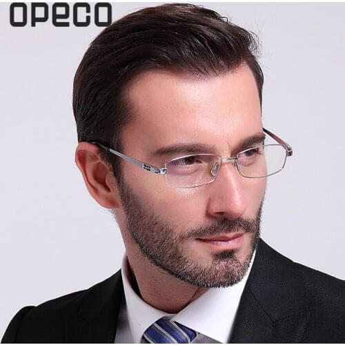 Opeco Full rim pure titanium mens eyeglasses frame prescription eyewear eye glasses 8835