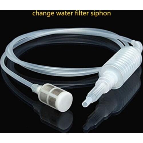 Useful Aquarium Fish Tank Cleaner Vacuum Pump Gravel Cleaner Filter Water Change Vacuum Pump Clean Tool Fish Tank Accessories