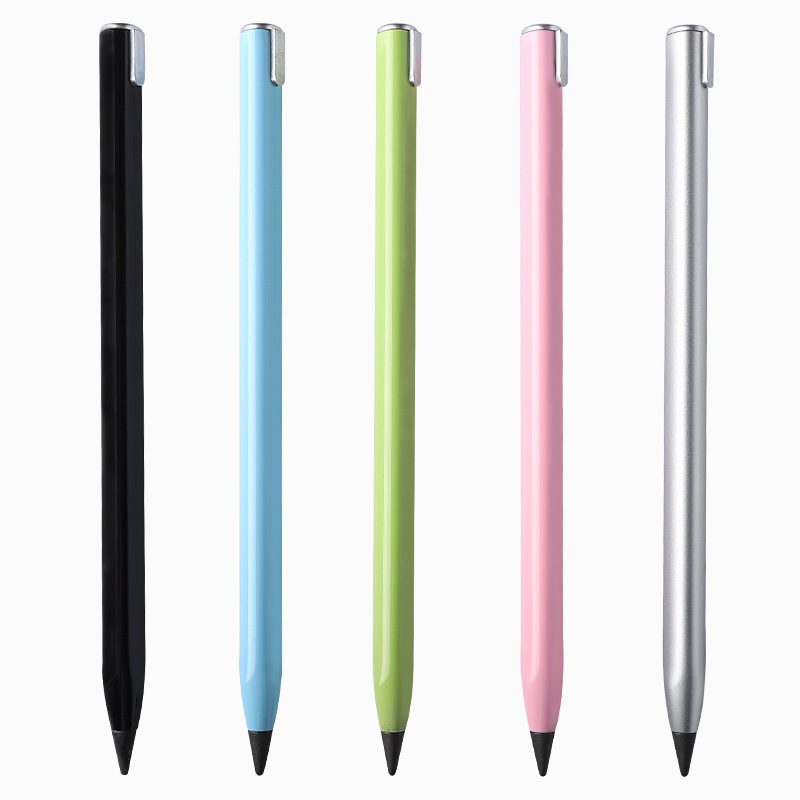 Durable Pencils Metal Pen Not Dirty Inkless Metal Pencils Eternal Pencils Multi-color Metal Gift Pens School Supplies
