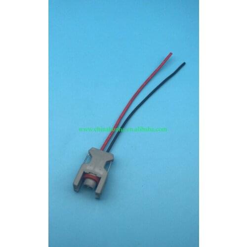 2 Pin/Way Auto Fuel Injector Spray Nozzle/Oil Atomizer Plug Electrical Socket Connectors With Wire Pigtail For Delphi