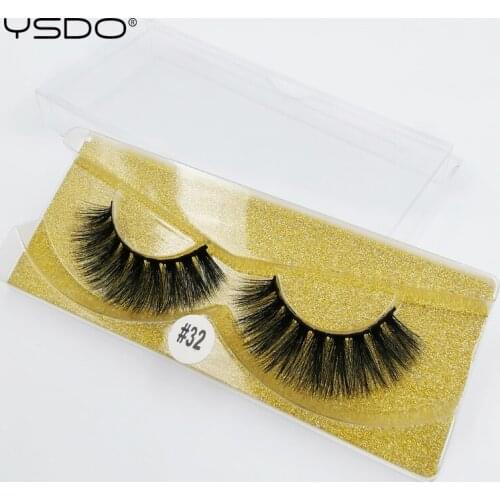 YSDO 1 pair eyelashes cilios mink fluffy lashes mink eyelashes 3d mink hair lashes eyelashes maquiagem cilios 3d false eyelashes