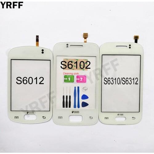 For Samsung Galaxy Music Duos S6012 touch Screen For Samsung Galaxy Y Duos S6102 Young S6310 S6312 Touch Screen Lens Sensor