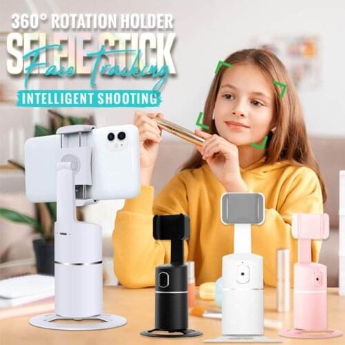 Stabilizer For Phone Selfie Stick 360° Rotation Tracking Holder AI Smart Tracking Holder Following Shot Handheld Tripod For Phon