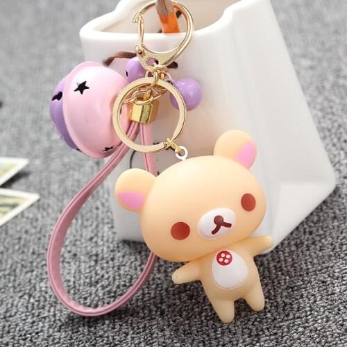 Style fake Fur Pom Pom Key Chain Women Trinket Car Key Ring Keychain Jewelry Gift