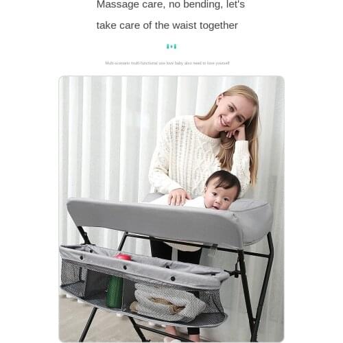 Diaper Table Baby Care Table Baby Diaper Changing Table Massage Touch Bath Table Multifunctional Foldable