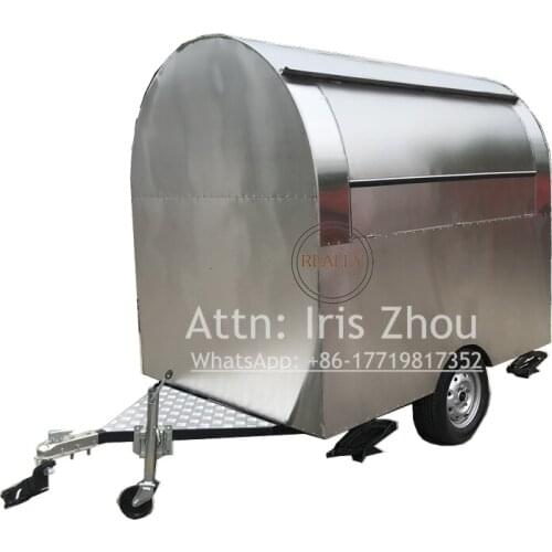 4 water sinks USA standard customized mobile kitchen churros caravan coffee cart, cold food truck used frozen food cart