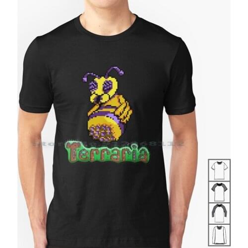 Terraria Action-Adventure Sandbox Game Cute Bees Design T Shirt 100% Cotton Action Adventure Sandbox Armor Terraria Terraria