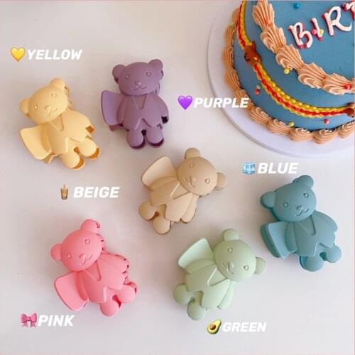 W&G Little Hair Clips Women Girls Acrylic Hair Claws Hair Clips Headwear Transparent Big Size Women Hair Accessories Ornament