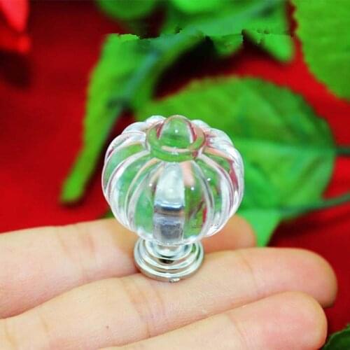 Modern Crown Handle Acrylic Knobs and Handles Door Alloy Handle Cupboard Drawer Kitchen Pull Knob Furniture,27*33mm,10Pcs