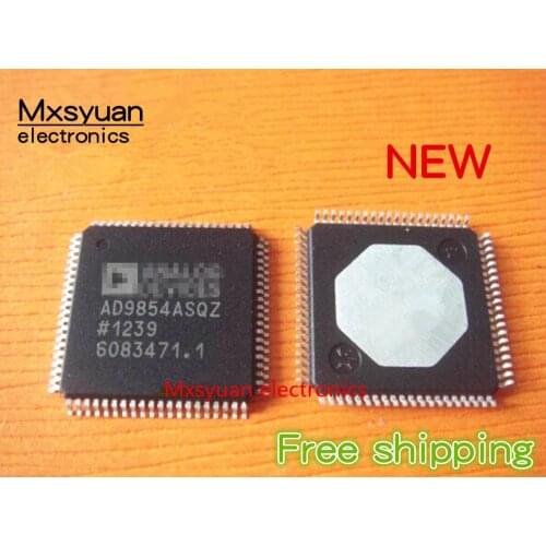 2pcs~5PCS AD9854ASQZ AD9854ASQ AD9854 QFP80 New CMOS 300 MHz Quadrature Complete-DDS