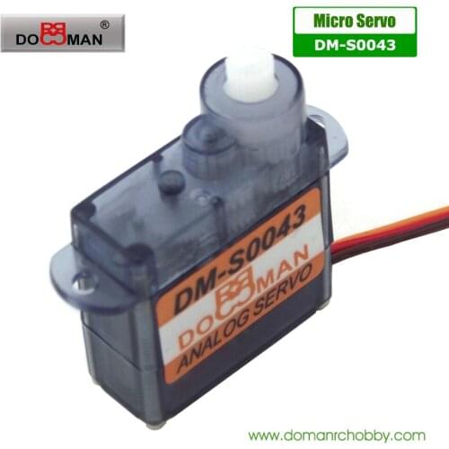 20pcs/lot DOMAN RC DM-S0043 4.3g micro rc servo