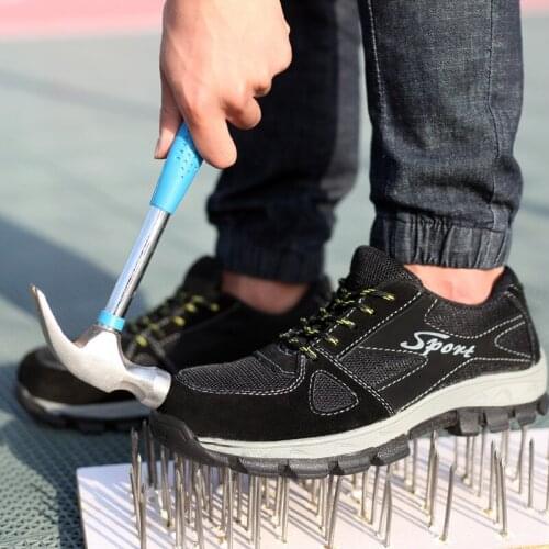 2019 Hot Labor Shoes Men Low Help Comfortable Non-Slip Hiking Shoes Sneakers Men Breathable Anti-piercing Safty Shoe Man Shoes