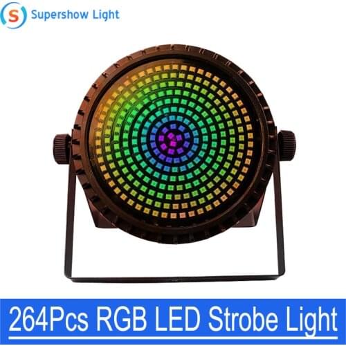 264 PCS 5050 RGB 3in1 Strobe Lighting 0.2W Lamp Bead Stage Light DMX 512 Control for Disco DJ Club Show