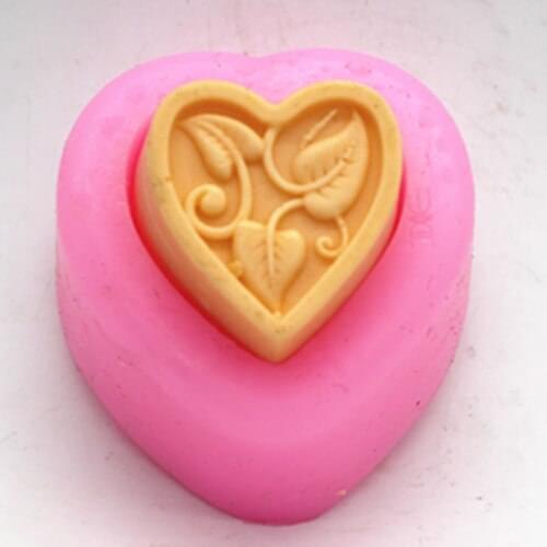 501 soap mold/handmade soap mold/silicone mold/soap mold/die love flowers die of silicone soap