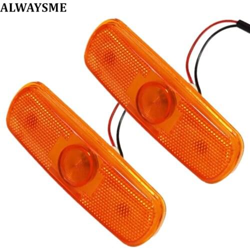 ALWAYSME 2PCS-Pack 12V/24V Wrecker Side Strobe Warning Light For Wrecker Truck Trailer