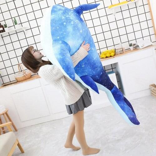 Large Glory Of Kings Cute Kun Kraken Whale Plush Doll Cartoon Whale Fish Whitebait Plush Stuffed Shark Toys Pillow Birthday Gift