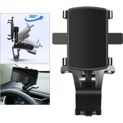 Car Mobile Phone Holder 360 Degree Dashboard Support Smartphone Stand Cell Phone Holder Bracket GPS Mount For Huawei For iphone