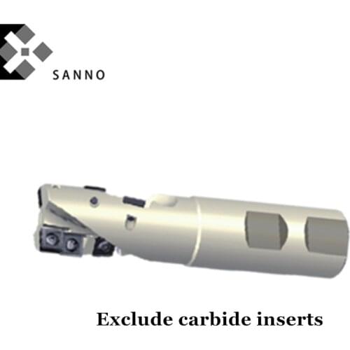 HMP01-040x55-XP40-SP12-02 / HMP01-050x55-XP40-SP12-04 Spiral milling cutter holder 90 degree cnc corn slot roughing end mills