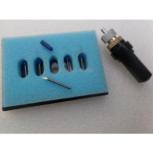 Summa D Holder +5pcs 45 + 5 pcs 60 degree cutting plotter vinyl cutter blades free shipping