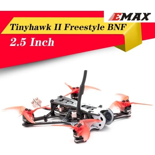 Hot EMAX Tinyhawk II Freestyle 75mm 1-2S Whoop FPV Racing Drone BNF FrSky D8 Runcam Nano2 Cam 25/100/200Mw VTX 5A Blheli S ESC