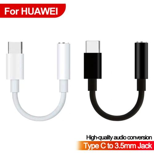 Type C 3.5 Jack Earphone Audio Aux Cable for xiaomi samsung USB C to 3.5mm Headphones Adapter For Huawei P20 P30 Pro Mate 20 30