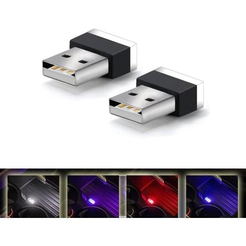 Mini USB LED Car Light Car Interior USB Atmosphere Light Plug And Play Decoration Lamp Emergency Lighting Auto Products