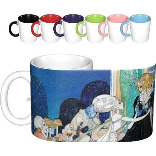 Don't Drink! I Would Rather Marry A Gardener! Kay Nielsen Ceramic Mugs Coffee Cups Milk Tea Mug Kay Nielsen Kay Neilsen The