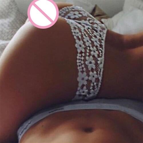 New 1PC Comfortable Transparent Women Lady Sexy Flower Lace Briefs Lingerie Knickers G-string Thongs Panties Underwear