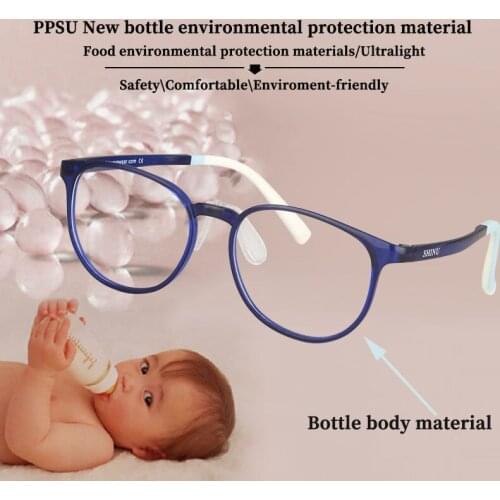 SHINU gaming glasses blue light blocking kids PPSU No paint eyeglasses kids radiation protection Boy Girl computer glasses 2021