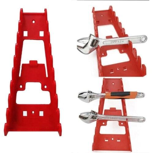 Tool Organizer Wrench Spanner Sorter Holder Wall Mounted Tool Storage Tray Socket Storage Rack Plastic Tools Organizer