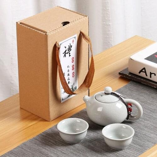 Gift Package ceramic tea set teapot tea cup Combination packaging Holiday business gift tea set