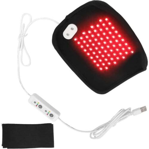 Portable Health Care Physiotherapy Waist Belt Pain Relief Adjustable Red Light Therapy Lower Back Wrap Device Ear Clean Tool