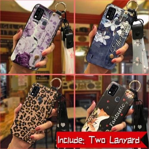 Durable Waterproof Phone Case For Itel A48 Wrist Strap Shockproof Dirt-resistant Anti-dust For Woman