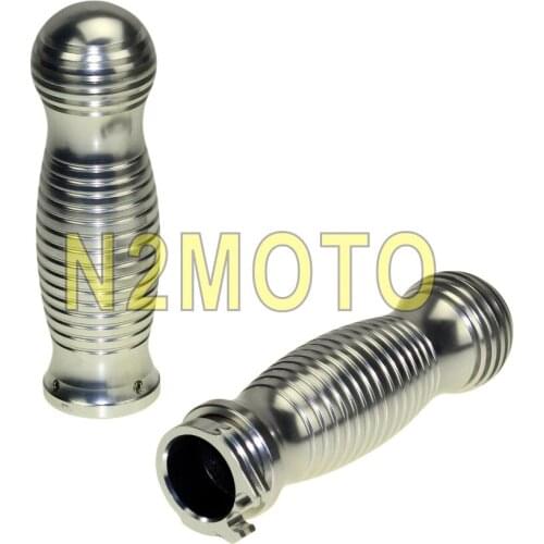 Old School Style 1" Motorcycle Handle Bar Grip Billet Hand Grip Custom Handlebar Dyna Grip Chopper Bobber Motorbike Grips