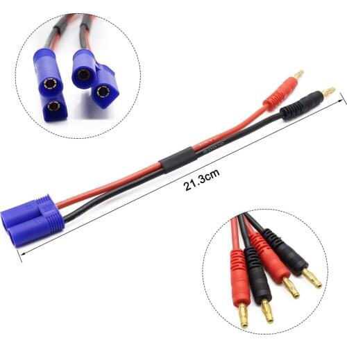 10 sets The high quality EC5 connector with silicone cable DZ0112