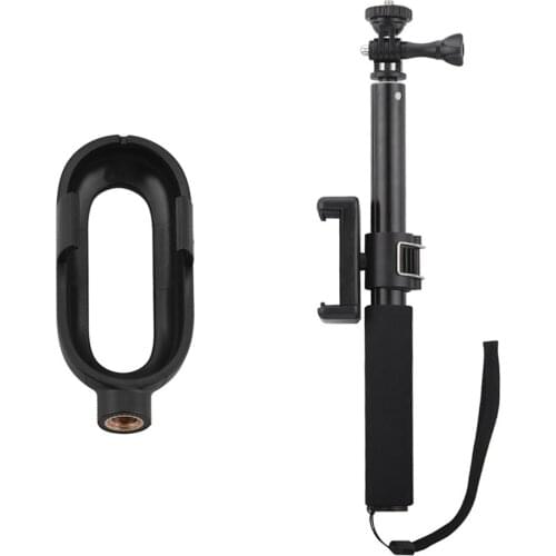 Protective Frame For Insta360 GO 2 Plastic Cage Case 1/4 Mount Adapter Adjustable Selfie Stick For Camera Accessories
