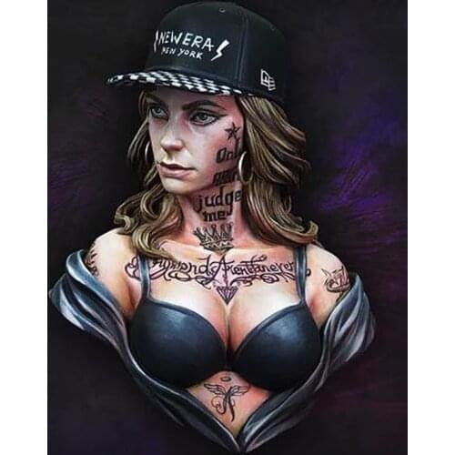 1/10 The Blank, Resin Model Bust GK, Unassembled and unpainted kit