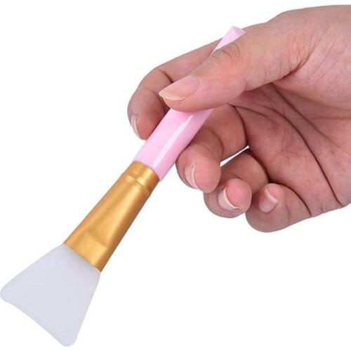 1 Pcs 3 Colors Women Skin Face Care Soft Silicone Makeup Brush Facial Mask Stirring Brush For Girl Cosmetic Tools
