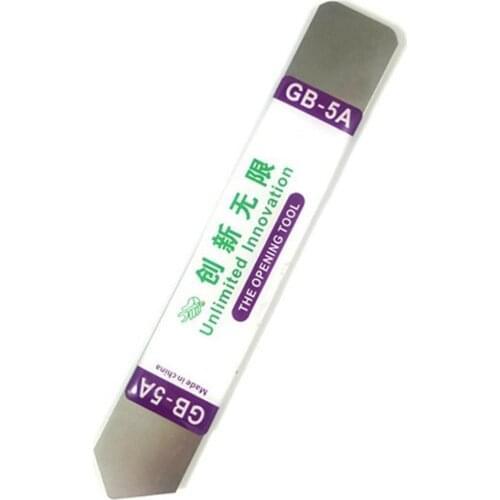 5 Pcs Soft Thin Stainless Steel Pry Blade LCD Screen Opening Tool For Mobile Phone Touch Screen Repair Kit Pry Slice