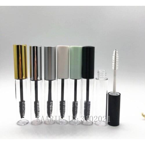 10-100pcs 10ml pink cap empty Mascara tube packaging Eyelash growth liquid empty tube lip gloss containers lash brush tube