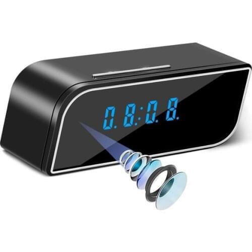 1080P WIFI Wireless Mini Clock Camera Time Alarm Watch Security Night Vision Motion Sensor AP/IP Remote Monitor Micro Home