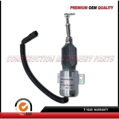 12V ShutOff Stop Solenoid 1751ES-12E7UC3B1S1 For Genset