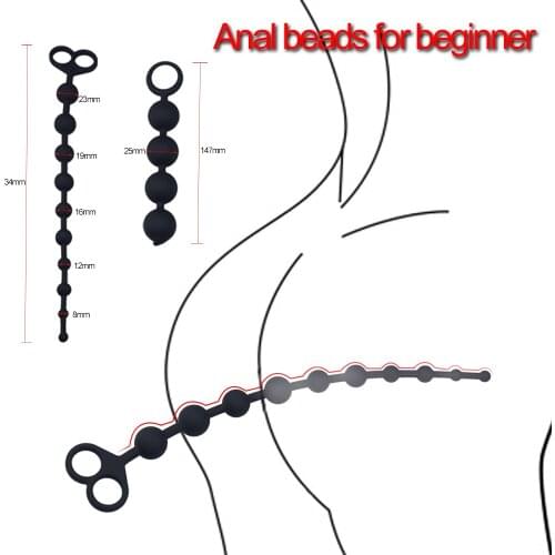 Anal Toys Silicone Long Anal Beads Anal Balls Dildo For Anal Butt Plugs Prostate Massager Sexshop For Couples Sex Toys Anal Plug