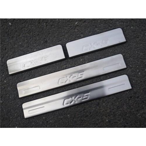 Car accessories stainless steel Scuff Plate/Door Sill Door Sills Pedal Protector For Mazda CX-5 CX5 2017-2020 Car modeling