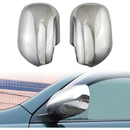 For Toyota Land Cruiser Prado FJ120 2003 2004 2005 2006 2007 2008 2009 ABS Chrome Side Rearview Mirror Cover Car Accessories