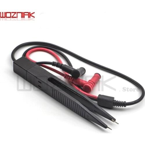 Wozniak SMD Inductor Test Lead Clip Probe Tweezers Multimeter LCR Chip Components Tweezers clamp and 20A Current probe